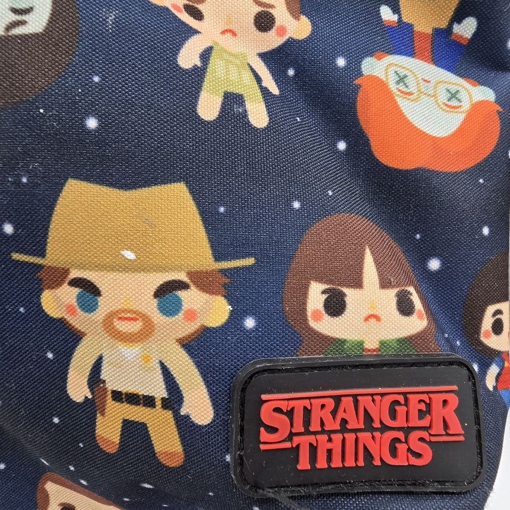 Stranger Things Chibi Print Backpack - Picture 3 of 10